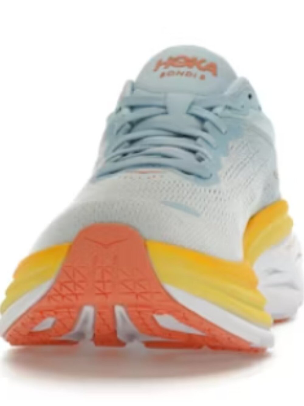 Hoka One One Bondi 8 Blue With Yellow Accents-Size Women’s 10.5B - Picture 5 of 7